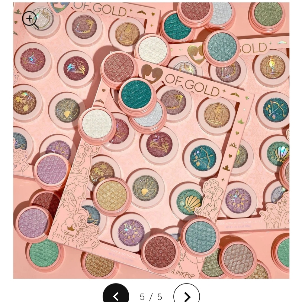 Colourpop The Ultimate Princess Collection Super Shock Eyeshadow Set NIB NEW